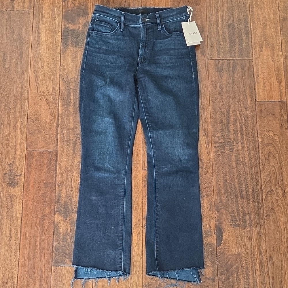 Mother The Insider Crop Step Fray Wash: Night Tripper. Size 25 NWT